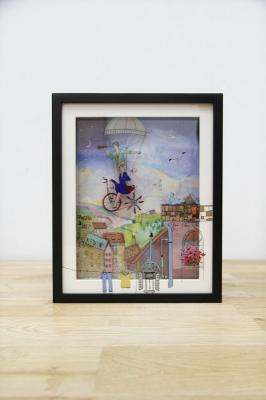 壁飾り　VITREOGRAPHY　FLYING　HIGH　WITH　YOU