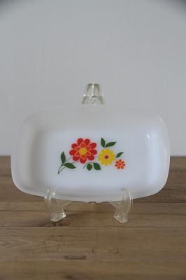 長方形プレート　arcopal　フランス　ヴィンテージ