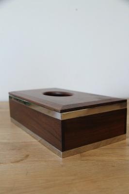 ティッシュボックス　木製　ヴィンテージ