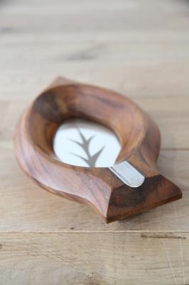 灰皿　葉っぱ　ヴィンテージ