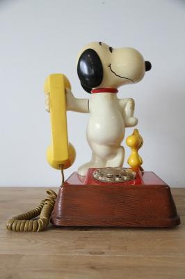 電話　ヴィンテージ　スヌーピー