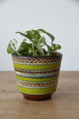 フラワーポット　ドイツ　ヴィンテージ