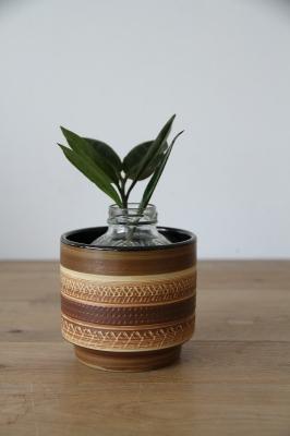 フラワーポット　ドイツ　ヴィンテージ