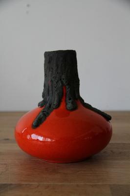 フラワーベース　FatLava　ROTH　Keramik　ドイツ　ヴィンテージ