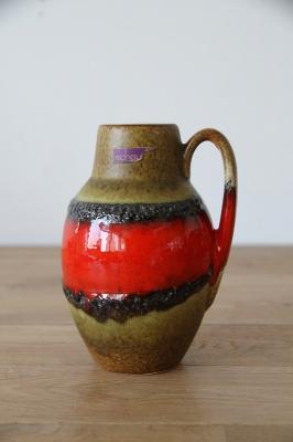 フラワーベース　FatLava　Scheurich　ドイツ　ヴィンテージ